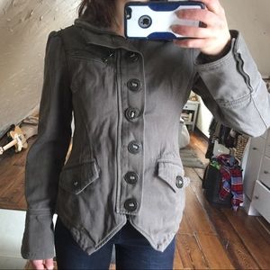 Diesel denim jacket. Olive colored